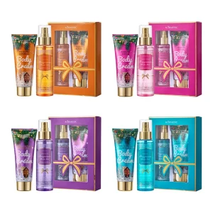 Christmas Gift Whitening Body Lotion Care Set for Unisex All Skin Types