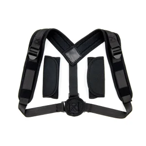 Cicodaa Adjustable Upper Back Brace Neoprene Clavicle Spine Physical Corrector Foam Posture Corrector