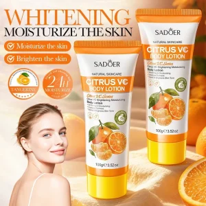 Citrus Vitamin C Brightening and Moisturizing Body Lotion for Autumn and Winter
