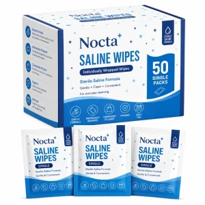 Cleaning Wipes Individually Wrapped Sterile Saline Wipes for Tattoo Skin Care Ear Hole Piercing Aftercare