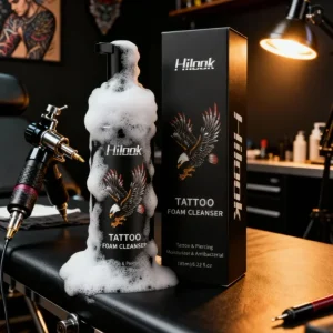 Cleansing Antibacterial Organic Ingredients Non Irritating Solution Tattoo Mousse Cleanser for Tattoo Aftercare