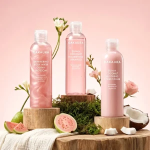 Coconut Oil Body Care Set Anti Aging Shower Gel Nourishing Hair Care Moisture Body Hair Care Set