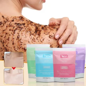 Coffee Body Scrub With Robusta and Vitamin C Exfoliating Brightening Anti Cellulite Deep Moisturizing GMP OEM Factory