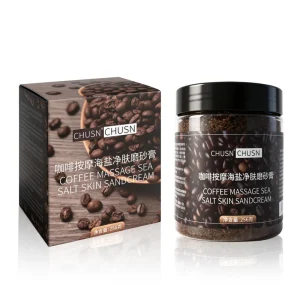 Coffee Sea Salt Body Scrub Exfoliating Moisturizing Massage Body Scrub Skin Smoothing OEM ODM