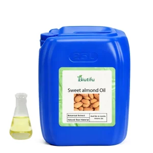 Cold Pressed Sweet Almond Carrier Oil Natural Plant Extract Oil for Skin & Hair Care Bulk Cosmetic Raw Material