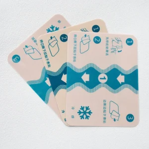 Cold Sweat Style Elastic Fabric Patch Breathable Four Way Stretch Cooling Refreshing Self Adhesive Body Care Sticker