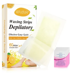 Cold Wax Strip Paper private Label Reusable Hair Removal Upper Lip Eyebrow Facial Wax Strips wax Strip