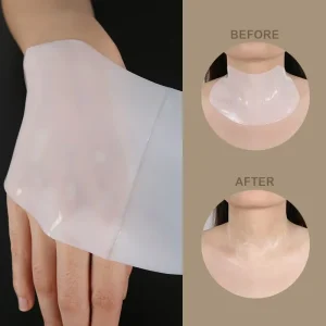 Collagen Absorbable Crystal Sheet Hydrogel Breast Mask Water Soluble Collagen Lifting Anti Wrinkle Mask for Neck & Chest
