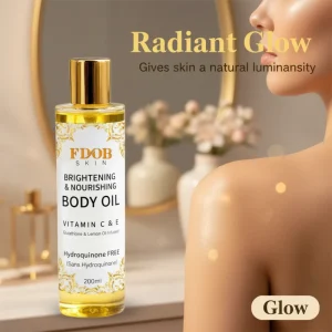 Collagen Body Shimmer Oil Nourishing Moisturizing Natural Vegan Body Oil for Glowing Skin Non-Greasy
