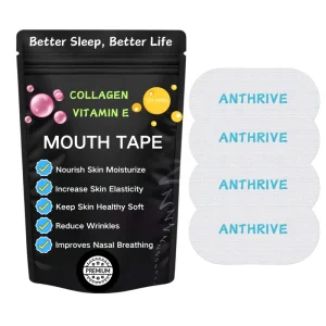 Collagen Infused Sleep Mouth Tape with Collagen Nasal Breathing for Deep Sleep