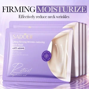 Collagen Retinol Iifting Firming Wrinkle reducing Neck Mask Anti aging Skin Care Improve Dryness of the Neck