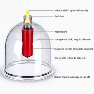 Color Box 24 Cups Hijama Set Medical Vacuum Cupping Equipment Instruments Vacuum Therapy Hijama Cupping Kits CE OEM