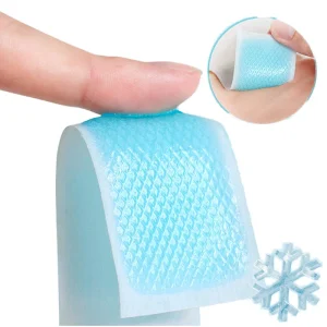 Color Changing Hydrogel Cooling Gel Patch Skin Soothing Forehead Strips for Baby Kids Adult Headache Relief