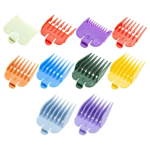 Complete 10pcs Professional Plastic Hair Styling Comb Set Multi Purpose Barber Accessories Hairdressing Tools Kit