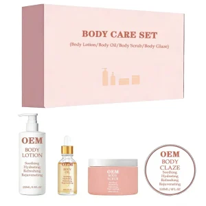 Complete Body Care Gift Set Moisturizing Smoothing & Nourishing for All Skin Types Skincare Manufacturer