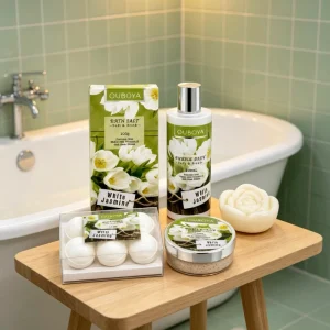 Convenience Bath Lotion Cream Set Exfoliate Moisturizing Nourishing Mother’s Day Bath Gift Set