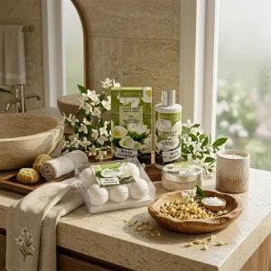Convenience Gift Bath Set Lotion Cream Exfoliate Moisturizing Nourishing Mother’s Day Bath Gift Set