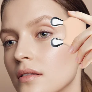 Cooling Liquid Nasal Scraper Cryotherapy Ice Pack Facial Beauty Massager Neck Lifting Care Stick Rabbit Chrome Alloy Handheld