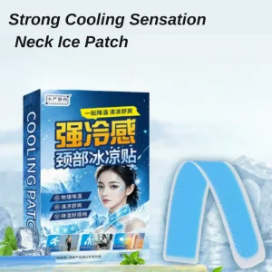 Cooling Neck Hydrogel Patch with Hypoallergenic Pain Relief for Summer Instant Cooling Long Lasting Outdoor Use