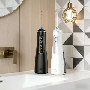 Cordless IPX7 360 Rated Nozzle Teeth Cleaning Pick Jet Electric Dental Irrigator Oral Portable Water Flosser