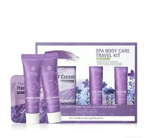Cosmetics Manufacturer Beauty Machine Hand and Foot Cream Lavender Body Skincare Set Travel Set