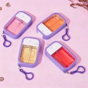 Credit Card Shaped Flat Pocket Size 30/45/50ml Empty Refillable Perfume Spray Bottle for Travel and Purse