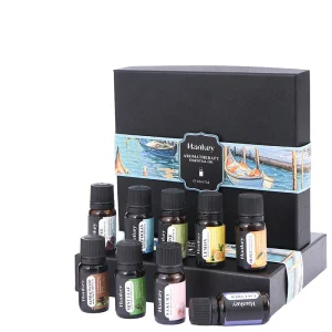 Cross Border 12 Piece Aromatherapy Essential Oils Set with Lasting Lavender Fragrance Water Soluble 3 Piece Foreign Trade Gift