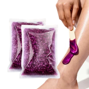Cross Border Solid Aloe Scented Wax Beans Small Particles Hair Removal for Bikini Intimate Area Wax Beads Treatment