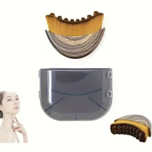 Cross Border Standing Ergonomics Lymphatic Contour Facial Massage Brush for Eye and Neck Care
