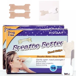 Cross-Border Strong Adhesion Brown Skin Tone Nasal Strips Improve Sleep Ventilation Body Patches for Snoring