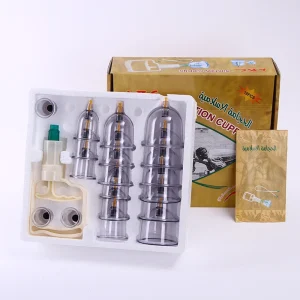 Cupping Kit for Massage Therapy 18 Cups Cupping Therapy Set With Gua Sha Tools Extension Tube and Pump Gun