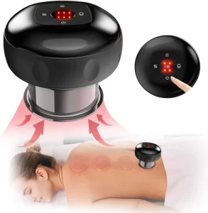 Cupping Kit for Massage Therapy 5 in 1 Smart Dynamic Cupping Set with Red Light Therapy & Heat