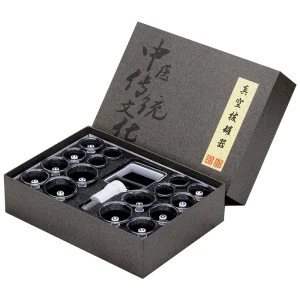 Cupping Therapy Set Acupoint Massage Cupping Set for Professional Therapists Back Massage Fatigue Relieve 18 Pcs Hijama Cups