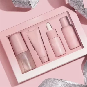 Custom Christmas Bath and Body Care Gift Set Shower Gel Body Lotion Shower Gel Soap Moisturizing Bath Set for Women