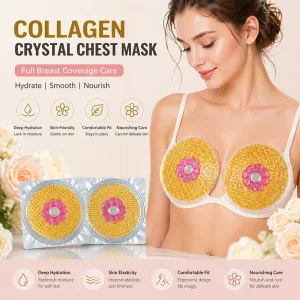Custom Crystal Chest Mask Collagen Bust Care Patch Moisturizing Breast Beauty Mask for Vaginal Care