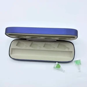 Custom Durable PU Elegant V1 V2 V3 Pen Case in Multiple Colors with Ultra-thin Design Portable Packaging for Storing Pens