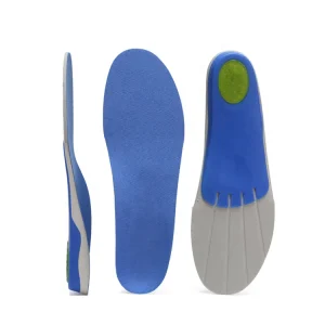 Custom EVA Material Foot Orthopedic Arch Support Orthotic Insole Shock Absorption for Sport Shoes