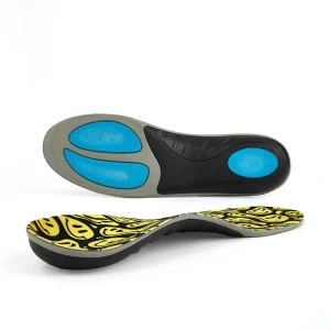 Custom Flat Feet Plantar Fasciitis High Arch Support Work Boot Shoe Orthotic Shock Absorb Insole Inserts for Men Women
