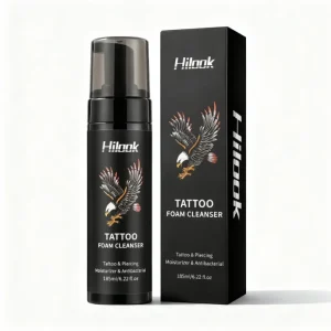 Custom Formula Moisturizing Healing Gentle Organic Butter Texture Tattoo Foaming Cleanser for Fresh Tattooed Skin