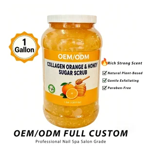 Custom Fragrance Blend 1 Gallon Large Capacity Moisturizing Skin Friendly Gentle Exfoliating Beauty Salon Supplies Sugar Scrub