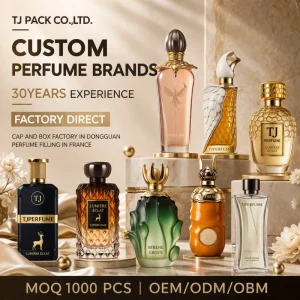 Custom Glass Perfume Bottle 15ml 30ml 50ml 100ml Botellas De Perfume with Cap Refillable Empty Bottle Manufacturer