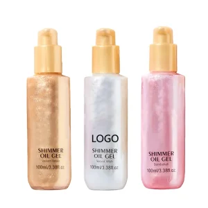 Custom Glitter Shimmer Body Oil Moisturizing Body Glow Oil OEM ODM Manufacturer Factory Supply Nourishing Body Shimmer Oil