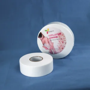 Custom High Quality Non Woven Fabric Disposable Depilatory Wax Strips and Roll for Body Hair Removal 100% Polyester 7cm*100m