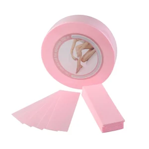 Custom High Quality Spunlace Non woven Fabric Depilatory Wax Strips & Rolls Certified OEM ODM for Salon Use