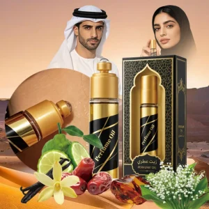 Custom Label 20ml Spicy Amber Woody Aromatic Fragrance Roller Parfum Vanilla Arabian Oil Texture Steel Ball Roll on Perfume