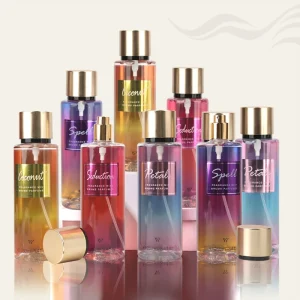 Custom Labeling 250ml Body Mist Perfume Bottle Aromatherapy Scented Body Fragrance Mist Spray for Women