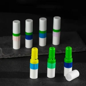 Custom Logo 2 in 1 Aromatherapy Plastic Nasal Inhaler New Style Cool Oil Cylinder Shape with 2ml Capacity
