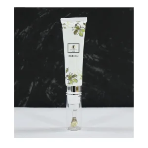 Custom Logo 30ml White Shiny Plastic Tube for Lotion Essence and Eye Cream Packaging Screen Printing Surface
