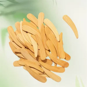 Custom Logo Multi Use Bamboo Cosmetic Spatulas Mini Makeup Face Mask Mixing Spoons with Scoop Spoon Spatula Small Cosmetic Tool