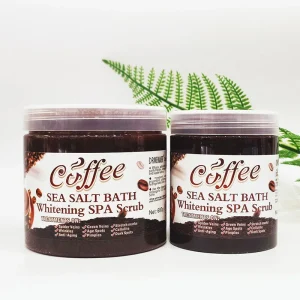 Custom Logo Sea Salt Exfoliating Organic Matcha Sugar Himalayan Coffee Turmeric Facial Body Scrub